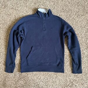 Champion Navy Blue Quarter Zip Up Sweater